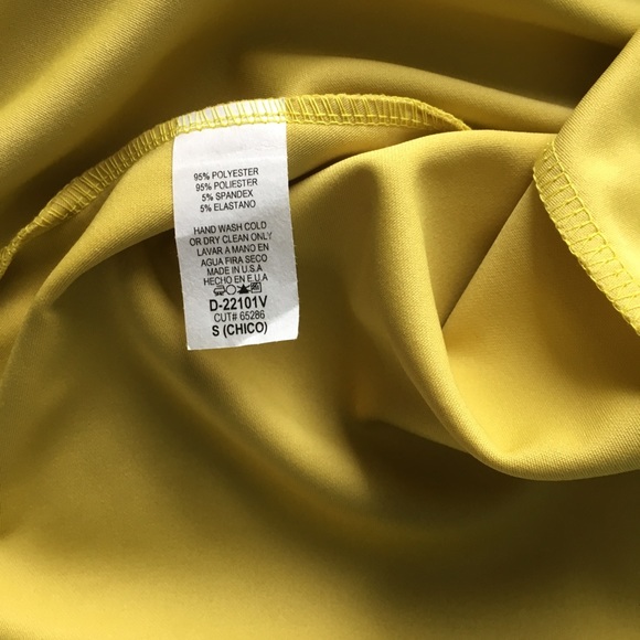 NWOT yellow/lime skater dress - Picture 3 of 3